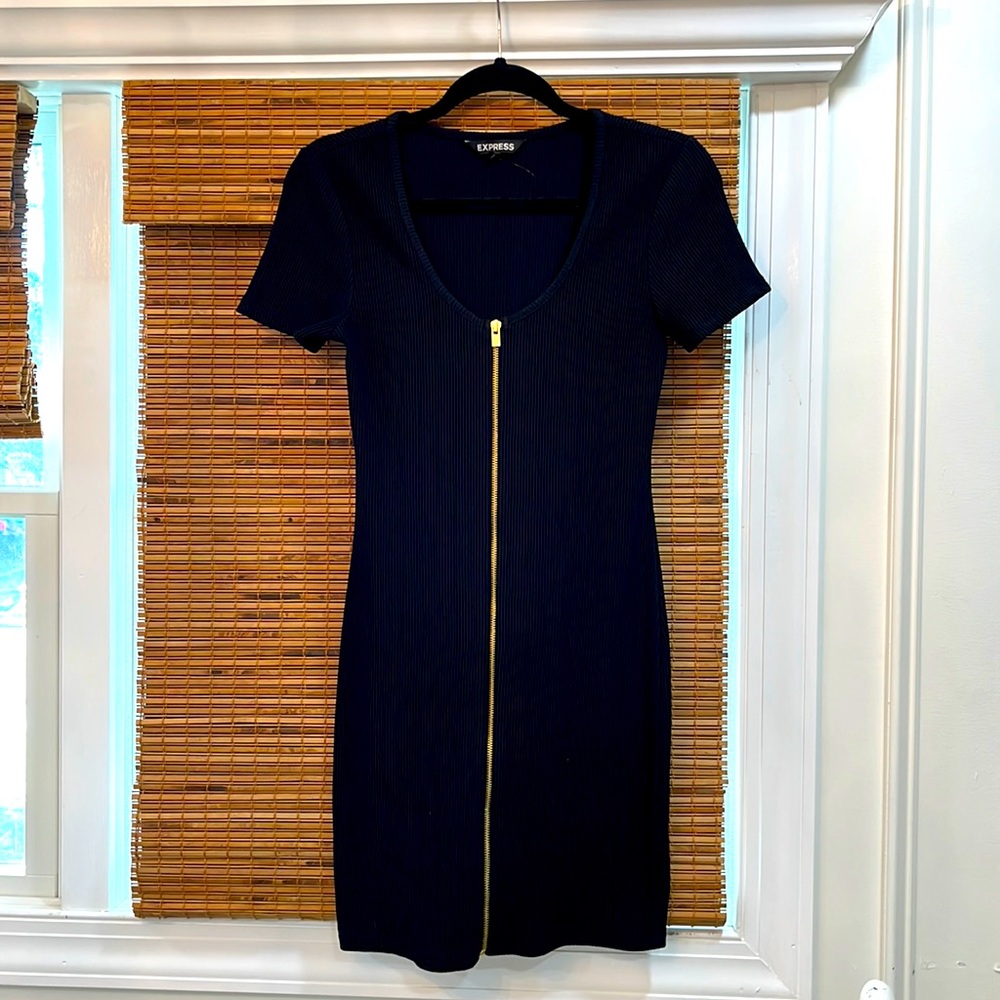 Black mini dress